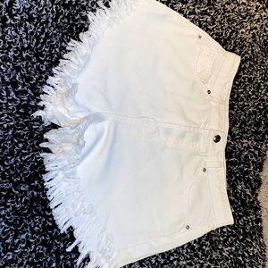 white Wild fable shorts never worn